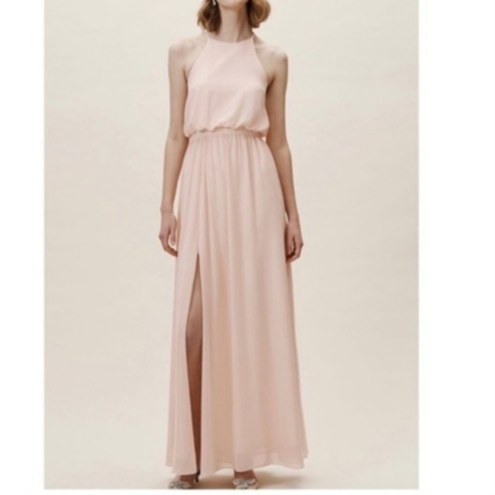 BHLDN Anthropologie Cayenne Maxi Dress in Blush, size Small